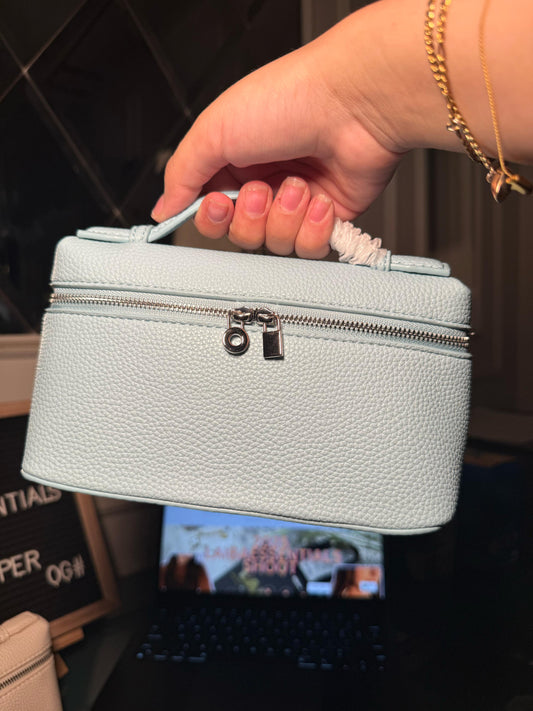 Sky blue Loro piana bag (immediate delivery available) (WITHOUT BOX)