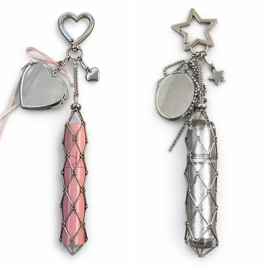 Dior Addict Lipstick Keychains with Charm Holders.