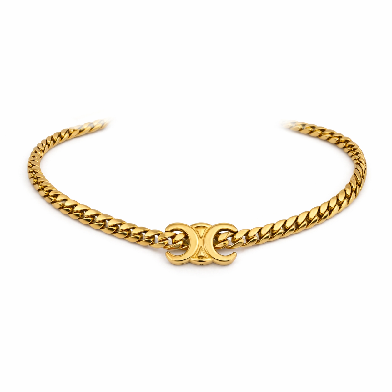 Celine necklace and bracelet duo