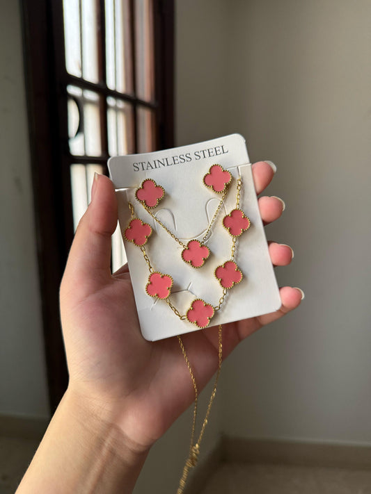 Rose vancleef set 15mm flower (immediate delivery available)