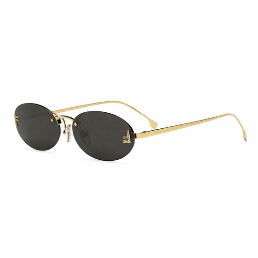 Fendi metal frame glasses