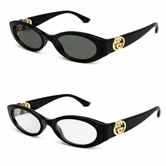 GUCCI PLASTIC FRAME GLASSES