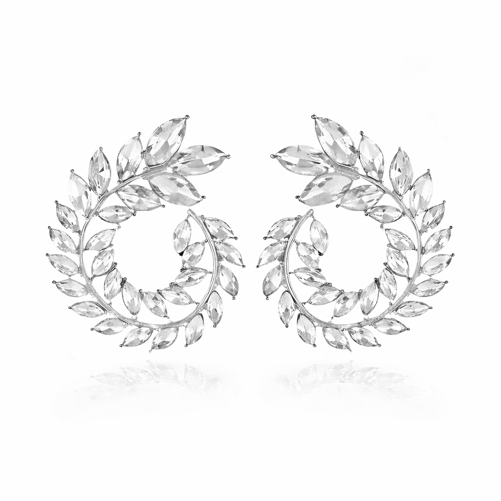 Studded Rhinestone Earring
