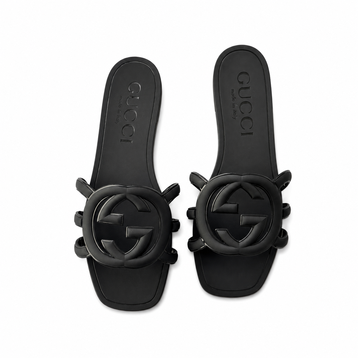 Gucci Double G Black Basic Flats(With Box & Proper Packaging)