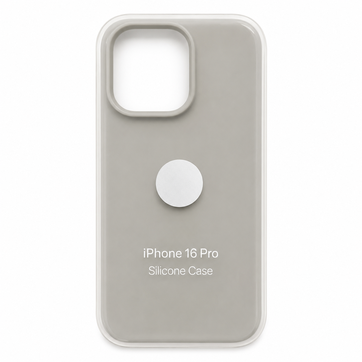 Iphone silicone Case Ash Gray