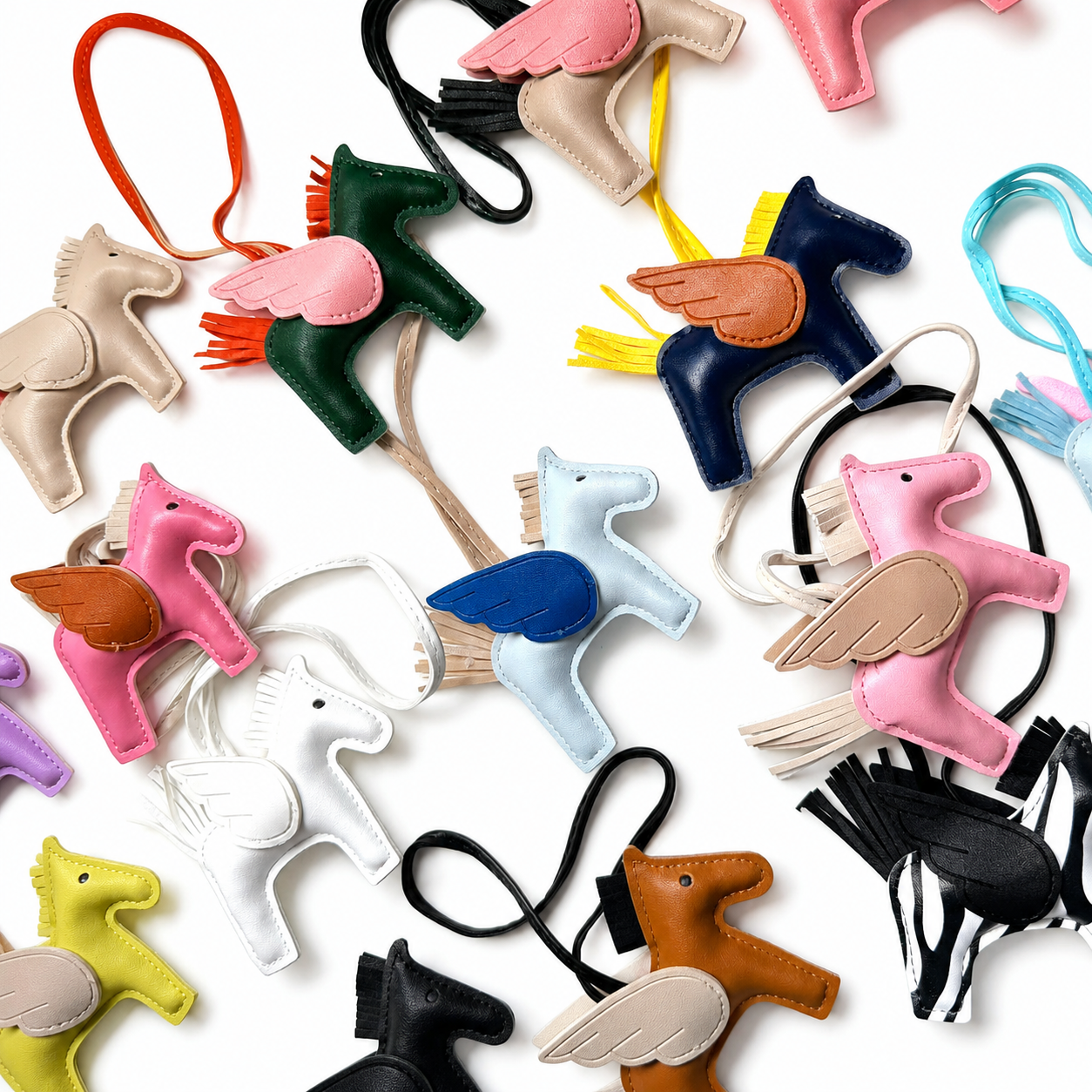 Horse Bag Charm Keychain