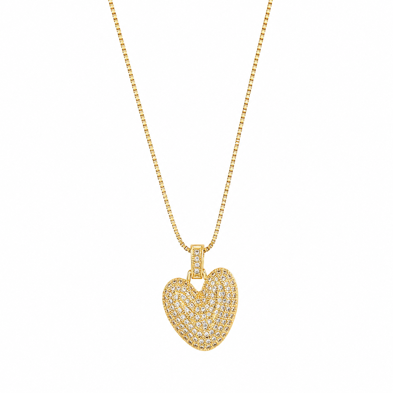 Luxe Crystal Heart Necklace