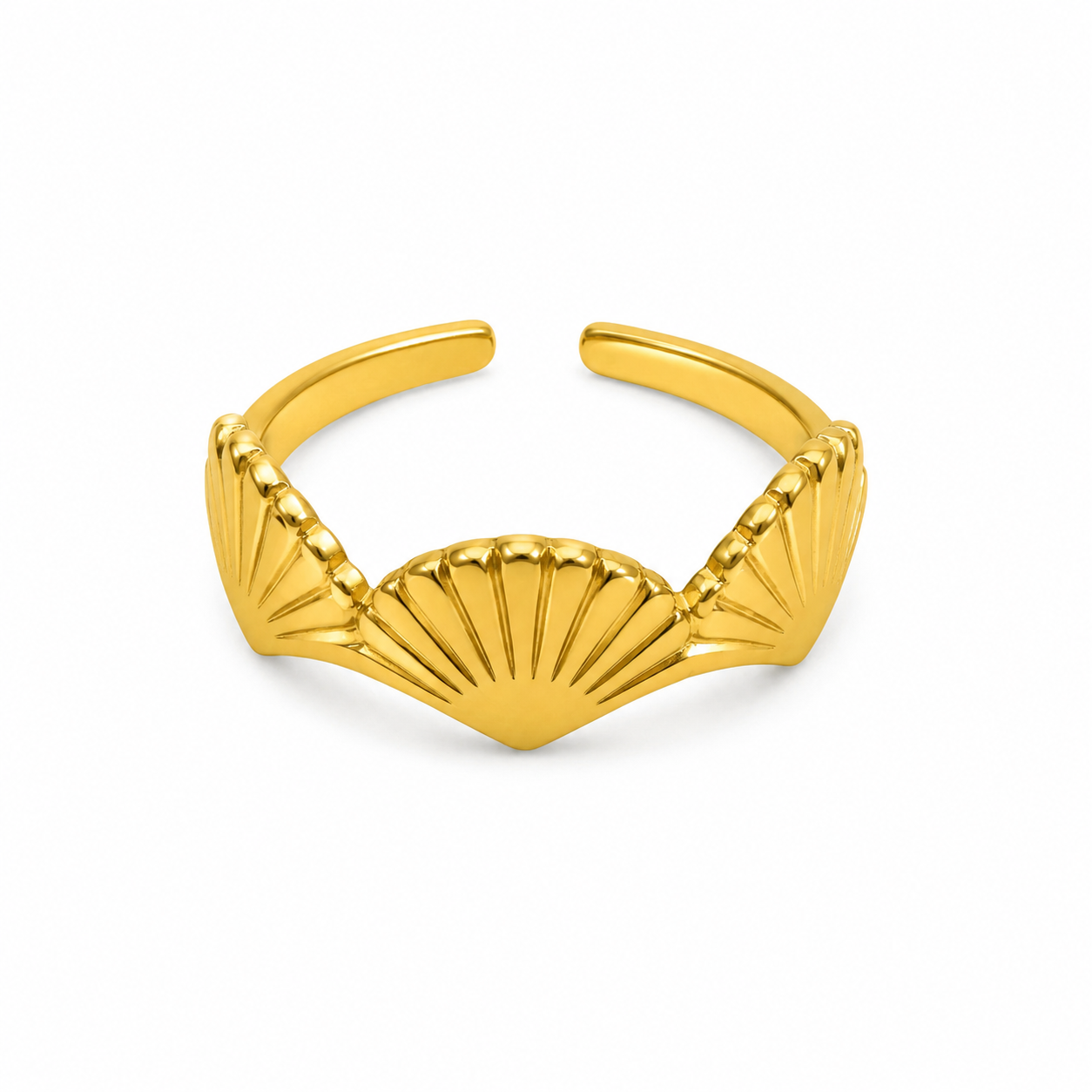 Aurora Shell Open Ring