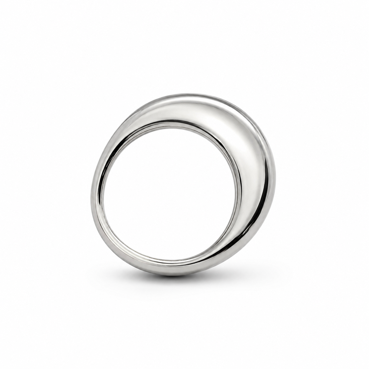 Silver Round Ring