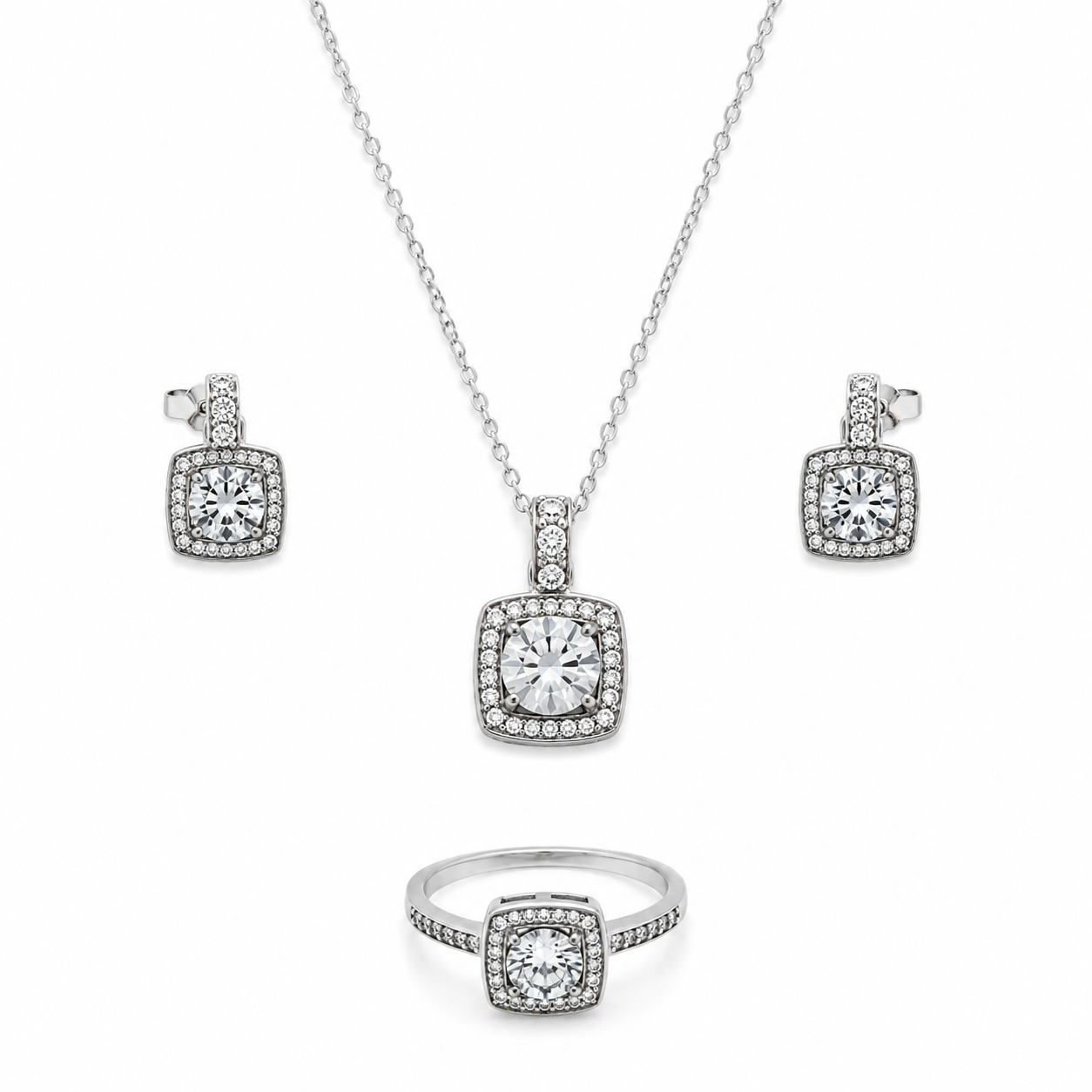 Aurora Crystal Jewelry Set