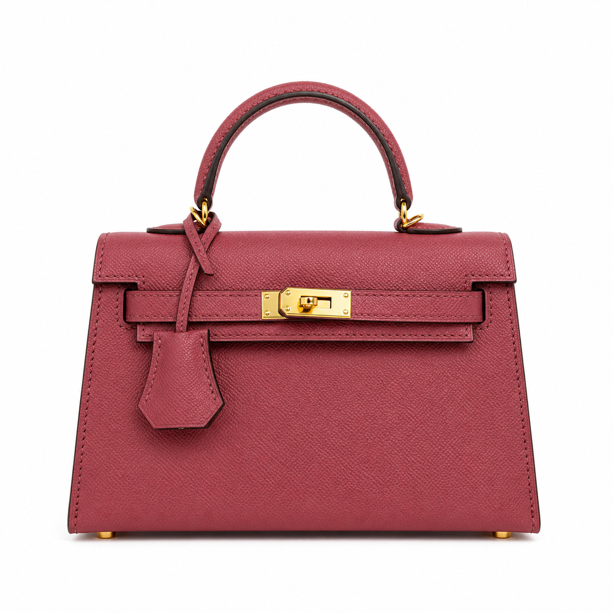 Mini Kelly Bag with Gold Hardware 20cm