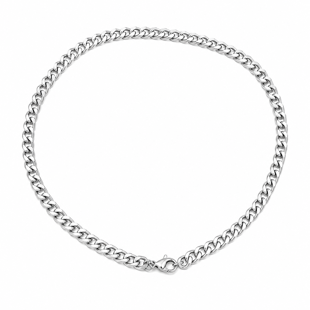 Classic Men’s Silver Chain & Bracelet