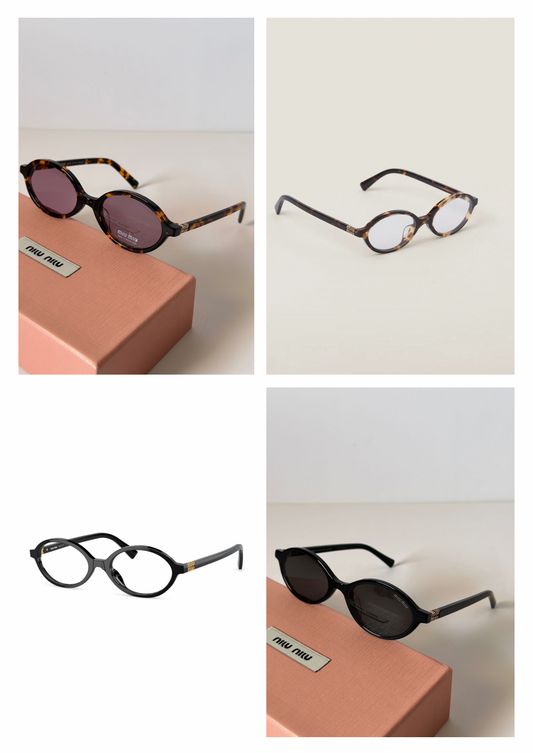Miu Miu oval glasses