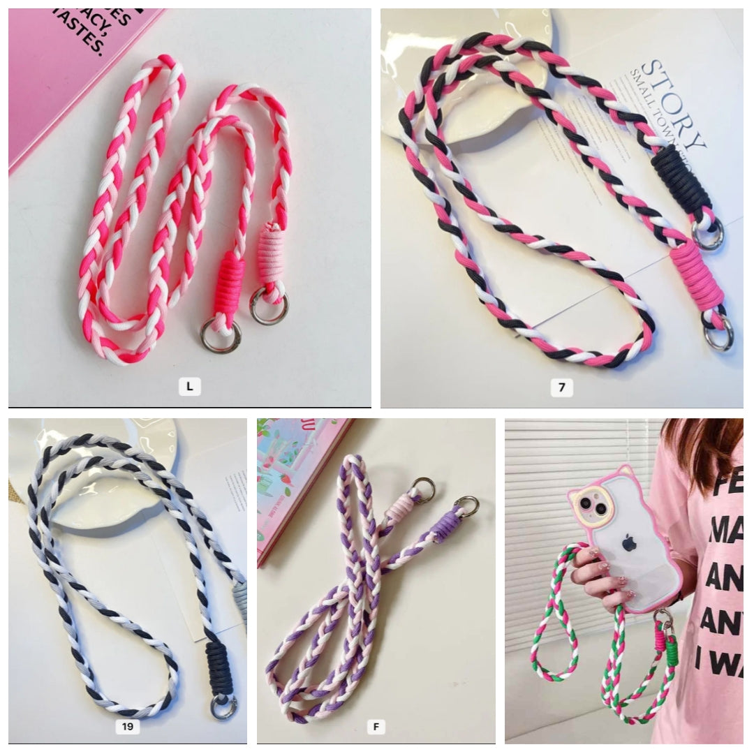 Cross body Braided lanyard