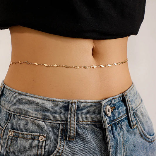 Rhombus belly chain 🌤️