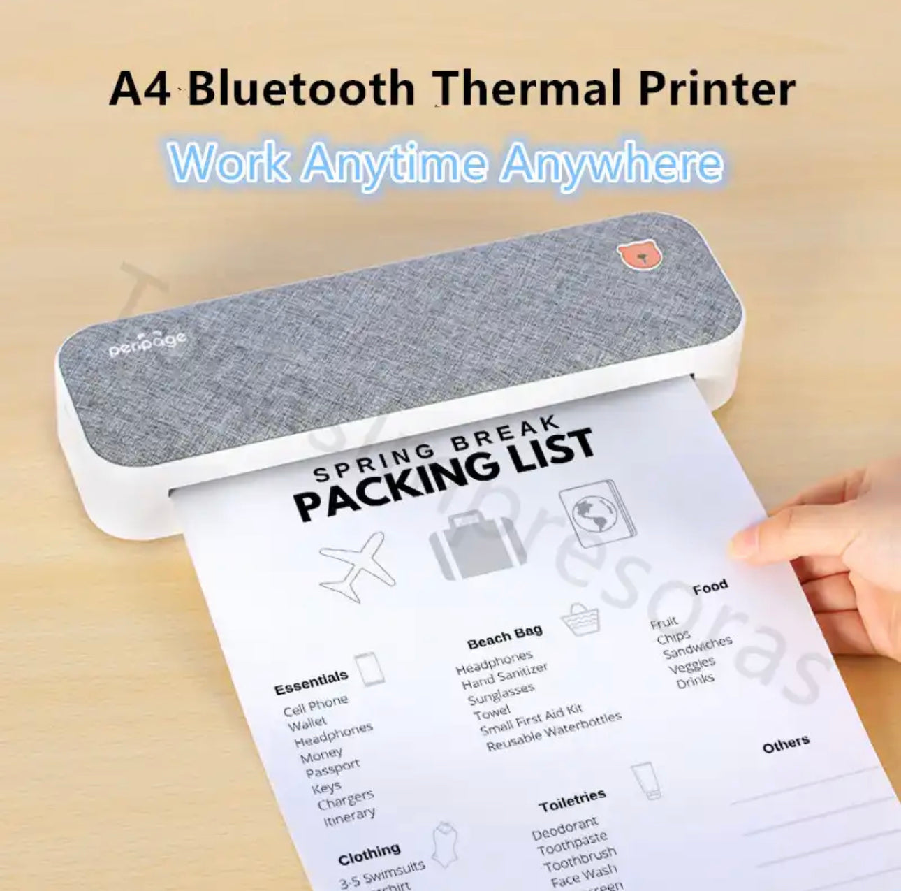 Portable A4 printer🖨️