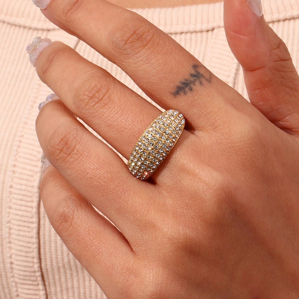 Pave zirconia Ring