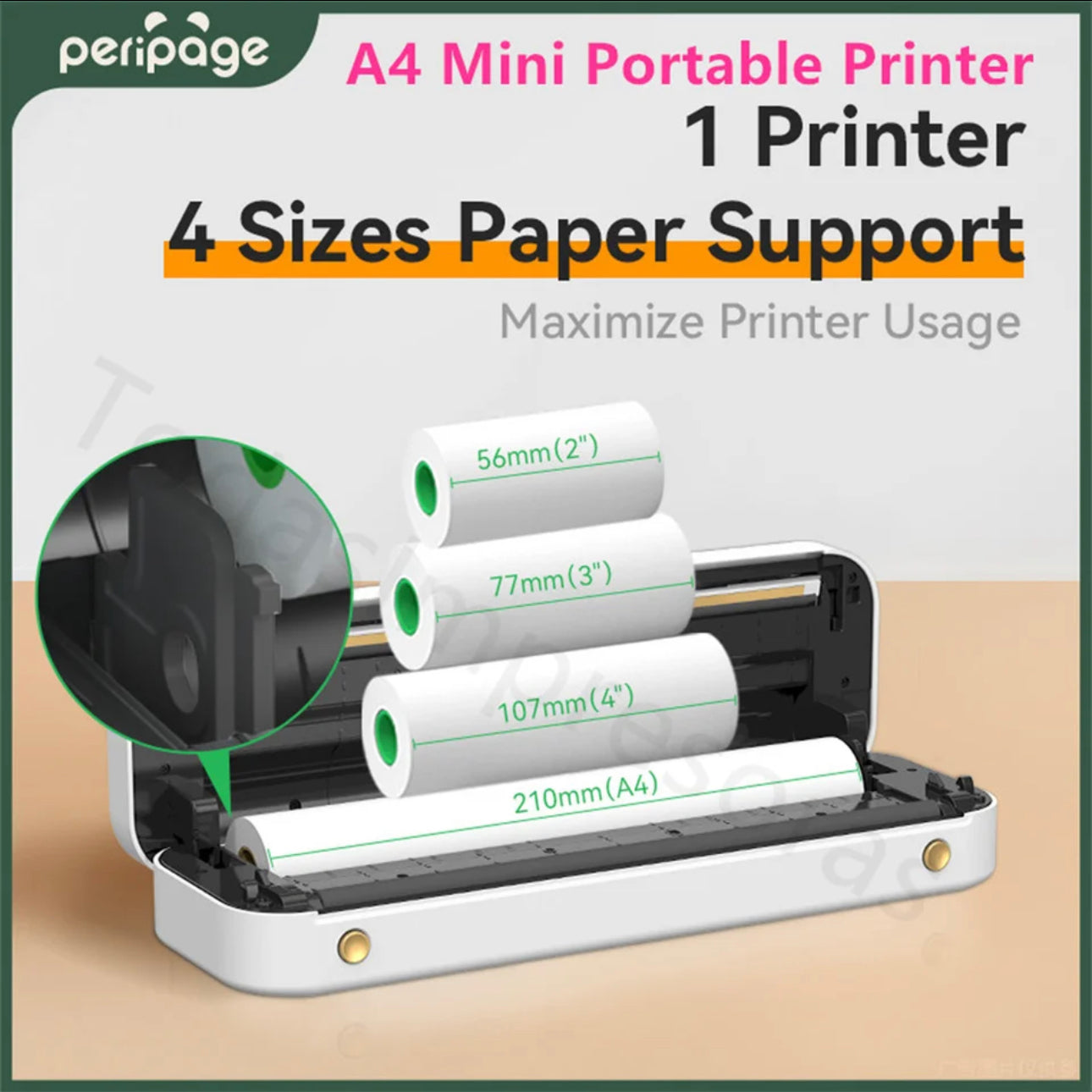 Portable A4 printer🖨️