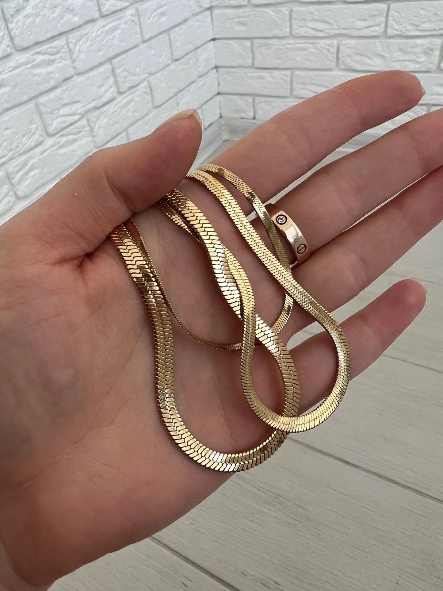 24k snake chain (unisex)🪅