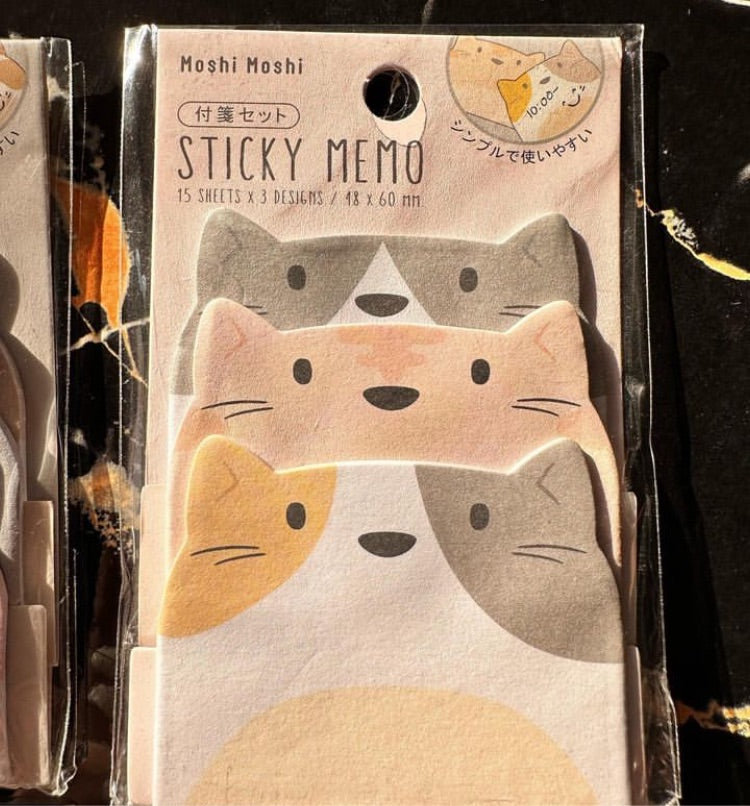 Animal Memo sticky notes