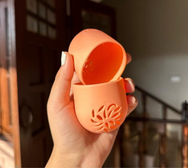 Beauty blender storage silicone egg 🥚 🫙