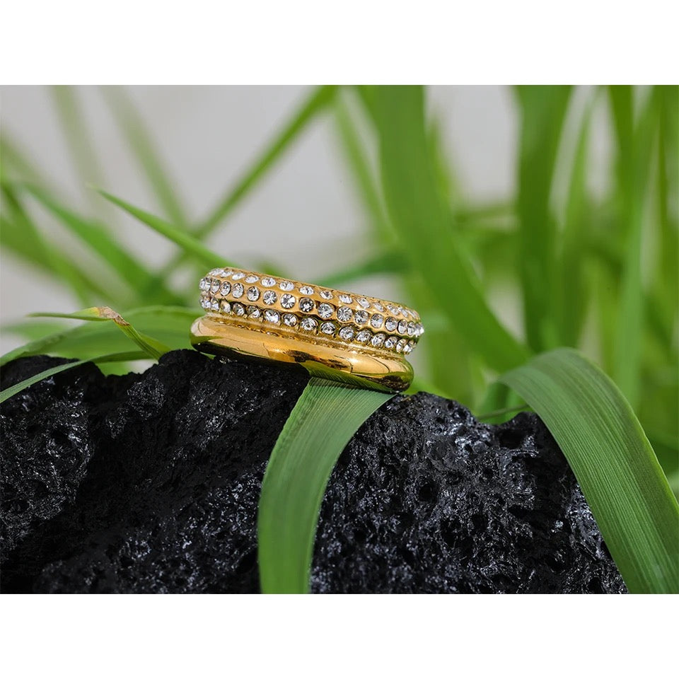 Dome studded Ring