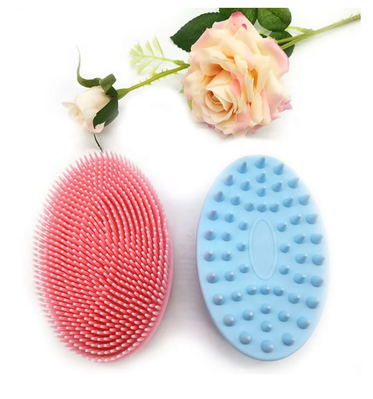 Silicone shower loofah