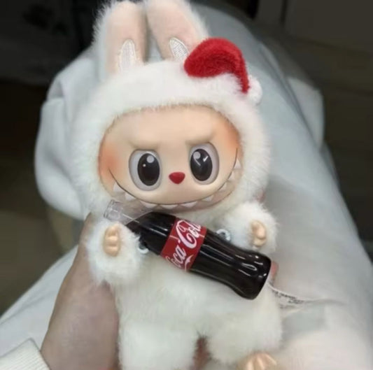 Coca Cola bottle labubu keychain charm ( 7 days delivery time )