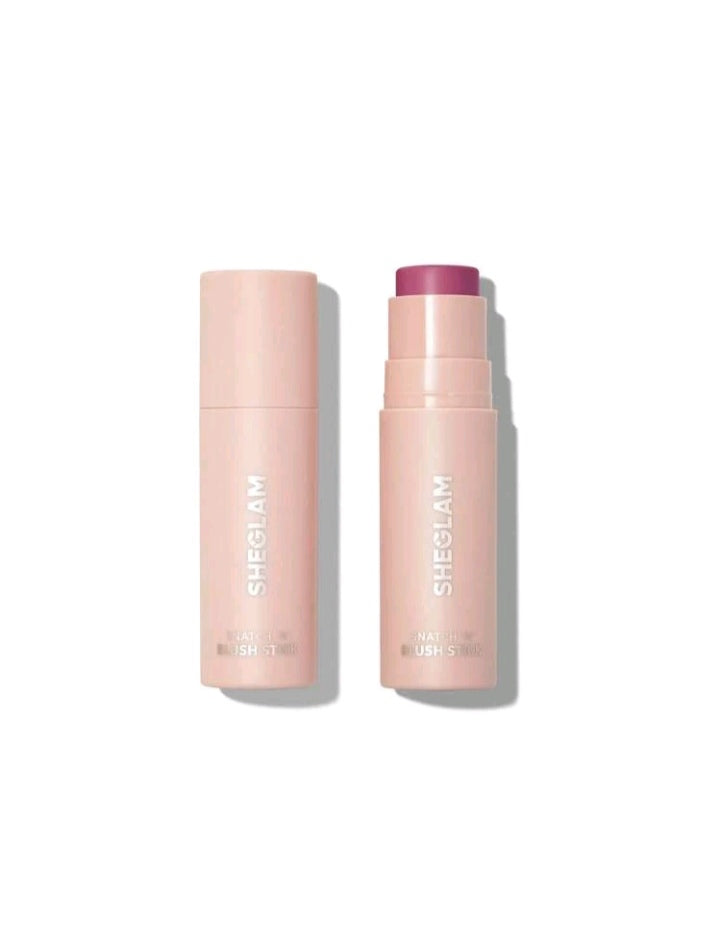 SHEGLAM Snatch 'n' Blush Stick-Plum Wine Cream Blush Waterproof Long Lasting High Pigment Non-Fading Non-Greasy Glowing Lasting