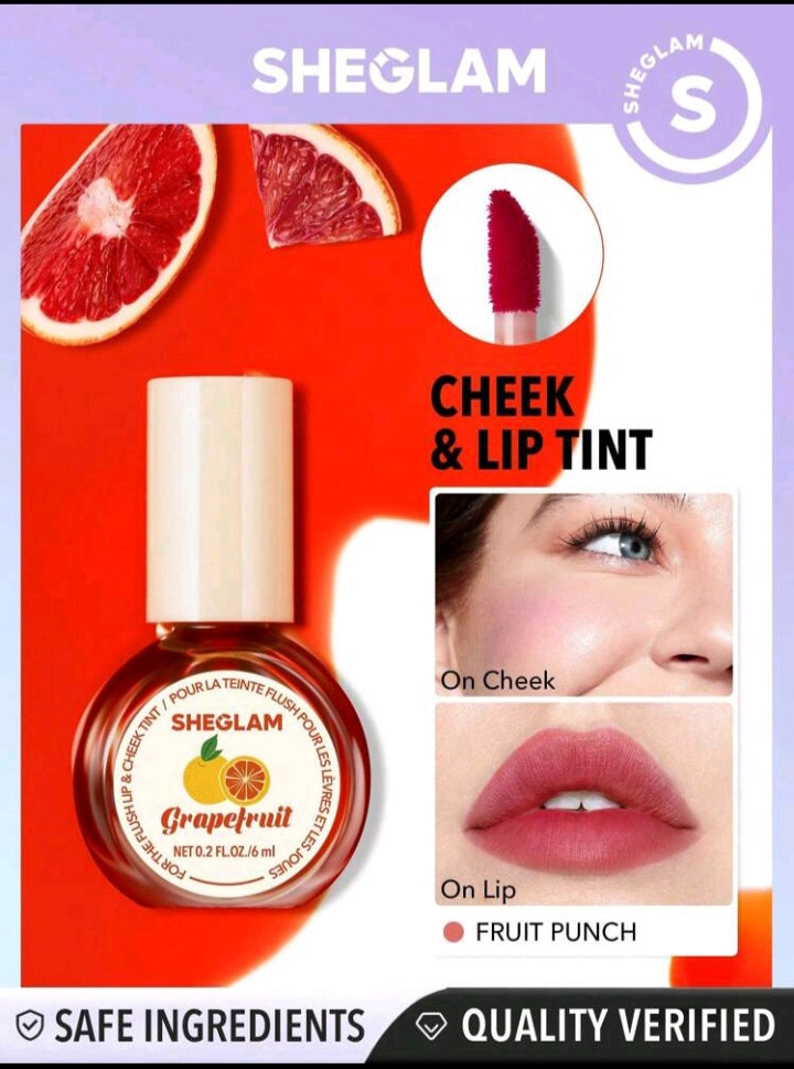 SHEGLAM For The Flush Lip & Cheek Tint-Cherry Picked Long-Lasting Matte Finish Lip Tint