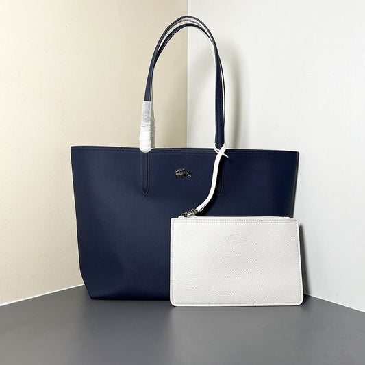 Blue with Black lacoste tote bag (IMMEDIATE DELIVERY AVAILABLE)