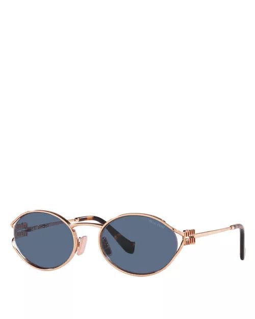 Miu Miu metal frame glasses