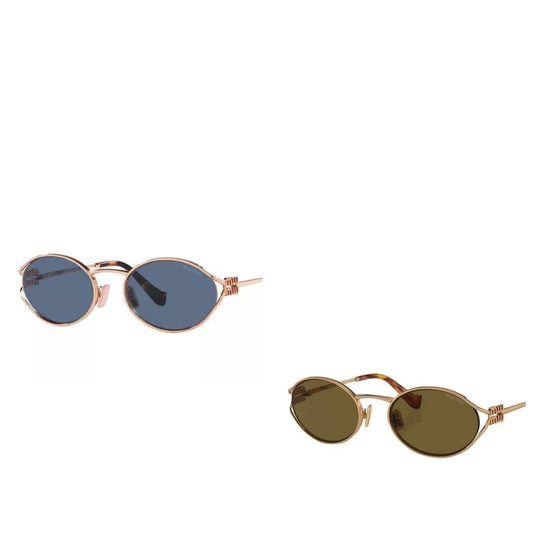 Miu Miu metal frame glasses