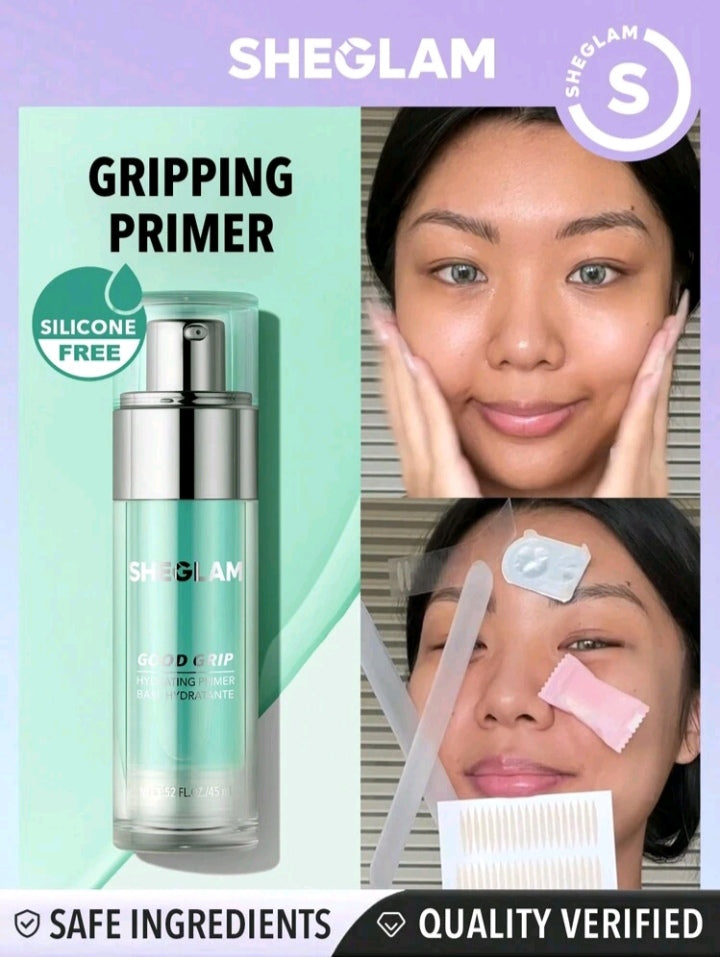 SHEGLAM Good Grip Hydrating Primer Oil Control Moisturizing Primer Gel Smooth Fine Lines Oil And Face Primer