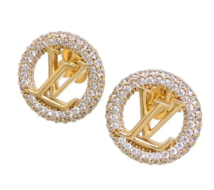 Studded Louis Vuitton studs (pre order)